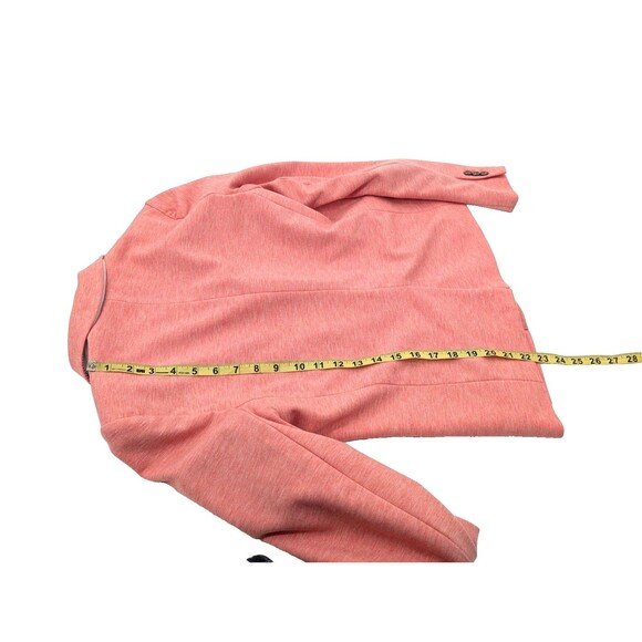 GAP Academy Heathered Pink Classic Button Down Blazer Jacket Pockets Size 10 - Picture 8 of 9